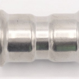 nerezové hrdlo (spojka), lisovací, F 28 mm