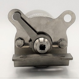 detail pneumatického pohonu pro přímou klapku