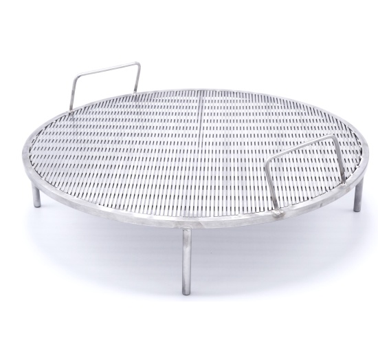 Kruhové, nerezové, olemované, štěrbinové síto, scezovací síto