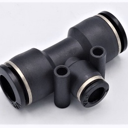 Spojka T redukovaná DN 12-8mm, nástrčné šroubení z plastu