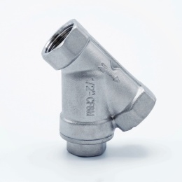 nerezový Y filtr šikmý s jemným sítkem, závitový 1/2”