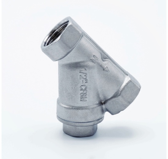 nerezový Y filtr šikmý s jemným sítkem, závitový 1/2”