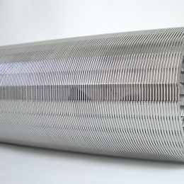 Štěrbinové filtrační síto válcové | průměr 250 mm, štěrbina 0.1 mm