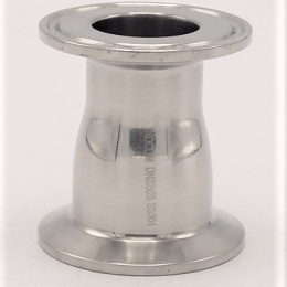 Redukce centrická, clamp  DN32/25