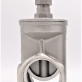 Nerezový uzavírací, regulační šoupátkový ventil 3”