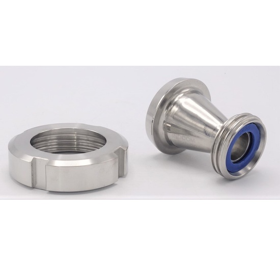 Redukce centrická K/M - G DN40/25 (kuželové hrdlo s převlečnou maticí-závit)