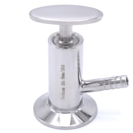 Nerezový vzorkovací ventil, kohoutek, připojení CLAMP