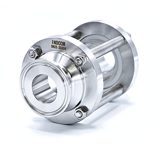 Průhledítko potrubní DN25, CLAMP DIN 32676