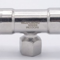 T-kus, lisovací F/F(závit vnitřní)/F 28_1/2"_28