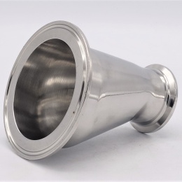 Redukce excentrická, clamp  DN65/40