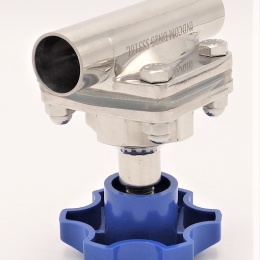 Membránový ventil, navařovací S-S, Silikon, DN25