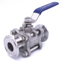 Nerezový kulový kohout s plným průtokem, třídílný, CLAMP DN20 (K50.5)