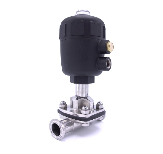 Pneumaticky ovládaný membránový ventil, CLAMP připojení DN20 (K34)