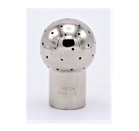 Fixní mycí hlavice, koule 37 mm, závitová BSP G1/2”