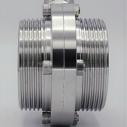 Nerezová klapka přímá, závitová typ G-G DN65