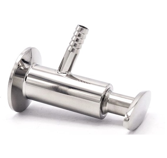 Nerezový vzorkovací ventil,kohoutek, clamp připojení DN25 (K50.5)