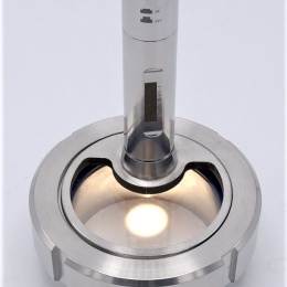 Průhledítko maticové s osvětlením LED, navařovací, DN80