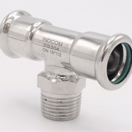 T-kus nerezový lisovací F/M(závit vnější)/F 18_1/2"_18