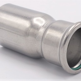 Lisovací redukce (redukovaná vsuvka), M/F 42/35 mm, nerezová