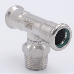 T-kus nerezový lisovací F/M(závit vnější)/F 15_1/2"_15