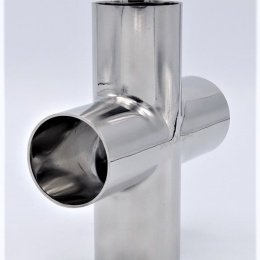 Kříž, navařovací DN40 (40x1,5mm) nerezová ocel