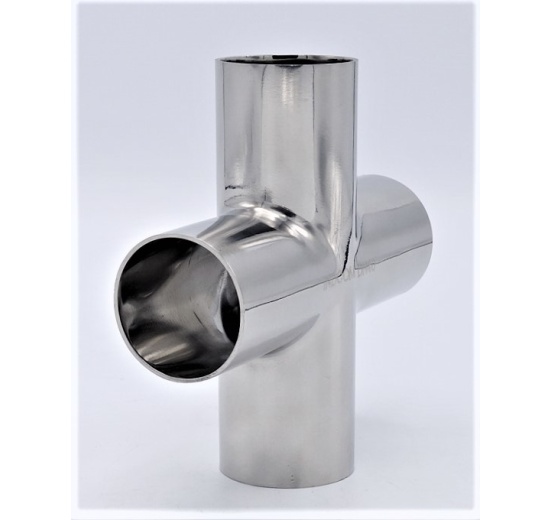 Kříž, navařovací DN40 (40x1,5mm) nerezová ocel