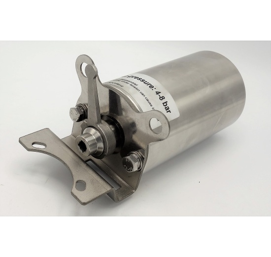 pneumatický pohon pro motýlovou klapku