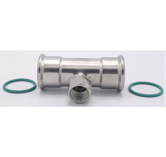 T-kus, lisovací F/F(závit vnitřní)/F 35_1/2"_35