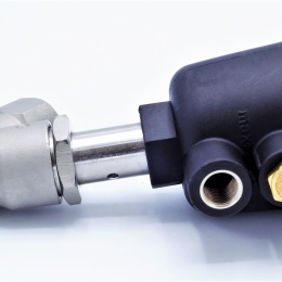 pneumatický ventil se šikmým sedlem- 45° těsnění PPL G-závit 1/2"