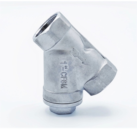 nerezový Y filtr šikmý s jemným sítkem, závitový 1”