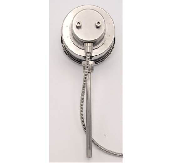 Celonerezový teploměr bimetalový se spínacími kontakty