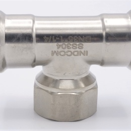 T-kus, lisovací F/F(závit vnitřní)/F 35_1 1/4"_35