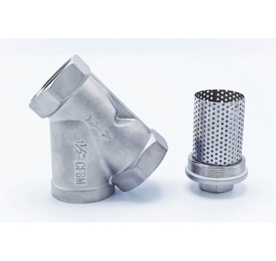 šikmý Y filtr s nerezovým sítkem, závitový DN40