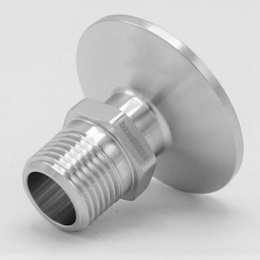 CLAMP 50.5 mm_adaptér  DN15_závit  vnější 1/2" (K50.5)