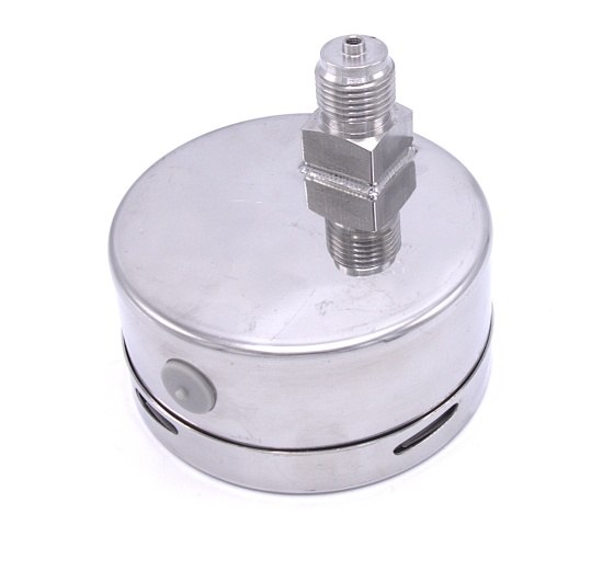 Tlakoměry se zadním (axiálním) připojením, číselník 100 mm