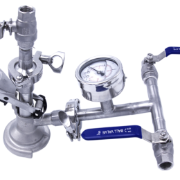 Narážecí hlava celonerezová - plochá (typ A)