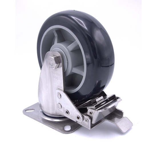 Kolečka transportní, nerezová, průměr 150 mm