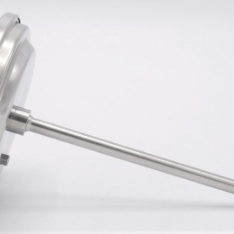 Celonerezový bimetalový teploměr s ponorným dříkem 150 mm, do jímky, 0-300 ℃