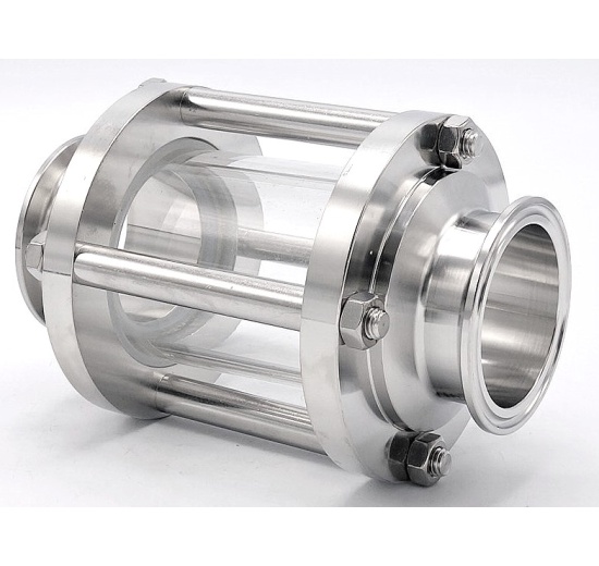 Průhledítko potrubní, clamp DN50, krátké