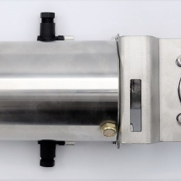 Nerezová klapka přímá DN25, navařovací typ S-S, s pneumatickým pohonem