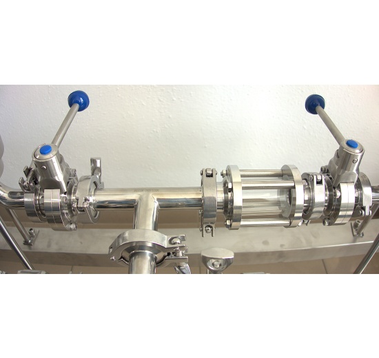 T kus, CLAMP  Potrubní spoje Spojení CLAMP DIN 32676