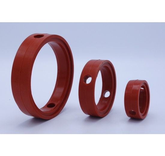 Těsnění silikonové (VMQ) pro nerezovou klapku přímpu (motýlovovou)