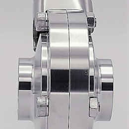 Nerezová klapka přímá, navařovací typ S-S | DN32 (34x1.5mm)