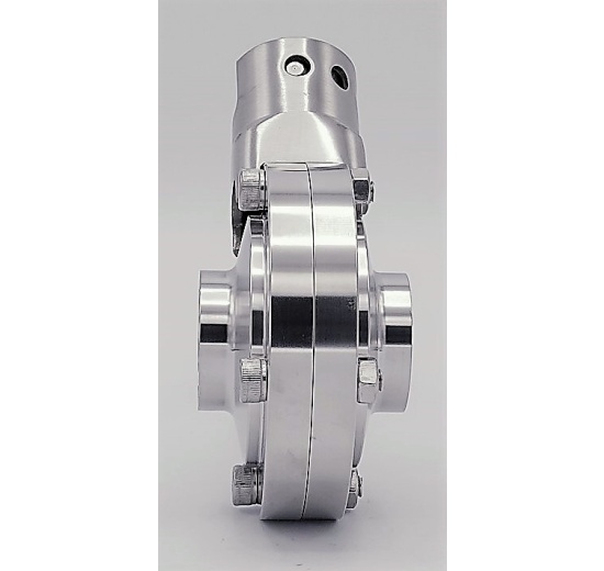 Nerezová klapka přímá, navařovací typ S-S | DN32 (34x1.5mm)