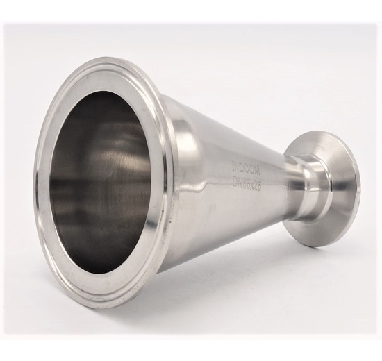 Redukce centrická, clamp  DN65/25