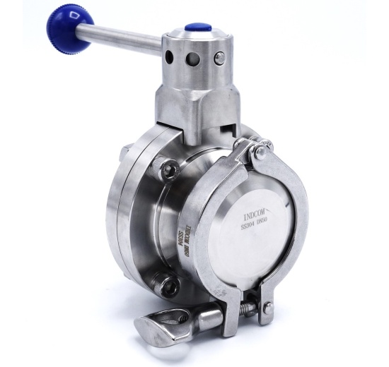 Zaslepovací víčko pro CLAMP spoj  Spojení CLAMP DIN 32676 Potrubní armatury a díly Indcom, Humpolec