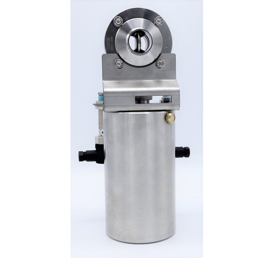 Nerezová klapka přímá DN20, navařovací typ S-S, s pneumatickým pohonem