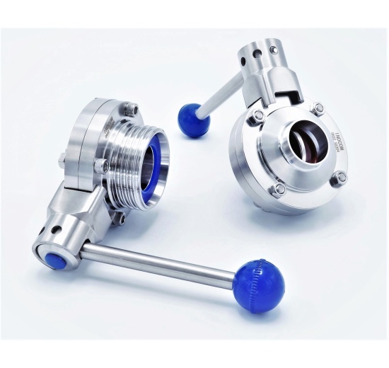 přímé motýlové klapky, typ G-S (závit/navařovací), DN 32