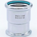lisovací přechodka s clamp límečkem 50,5 mm