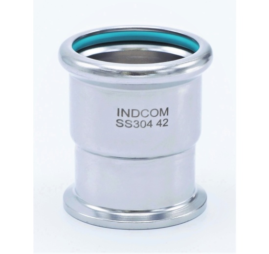 lisovací přechodka s clamp límečkem 50,5 mm